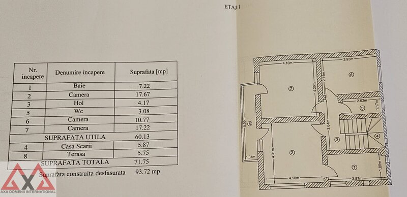 Mogosoaia Inchiriere casa - la cheie - teren 550mp